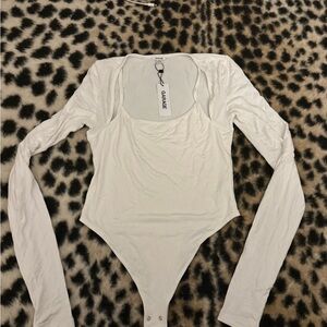 Garage Bright White Bodysuit